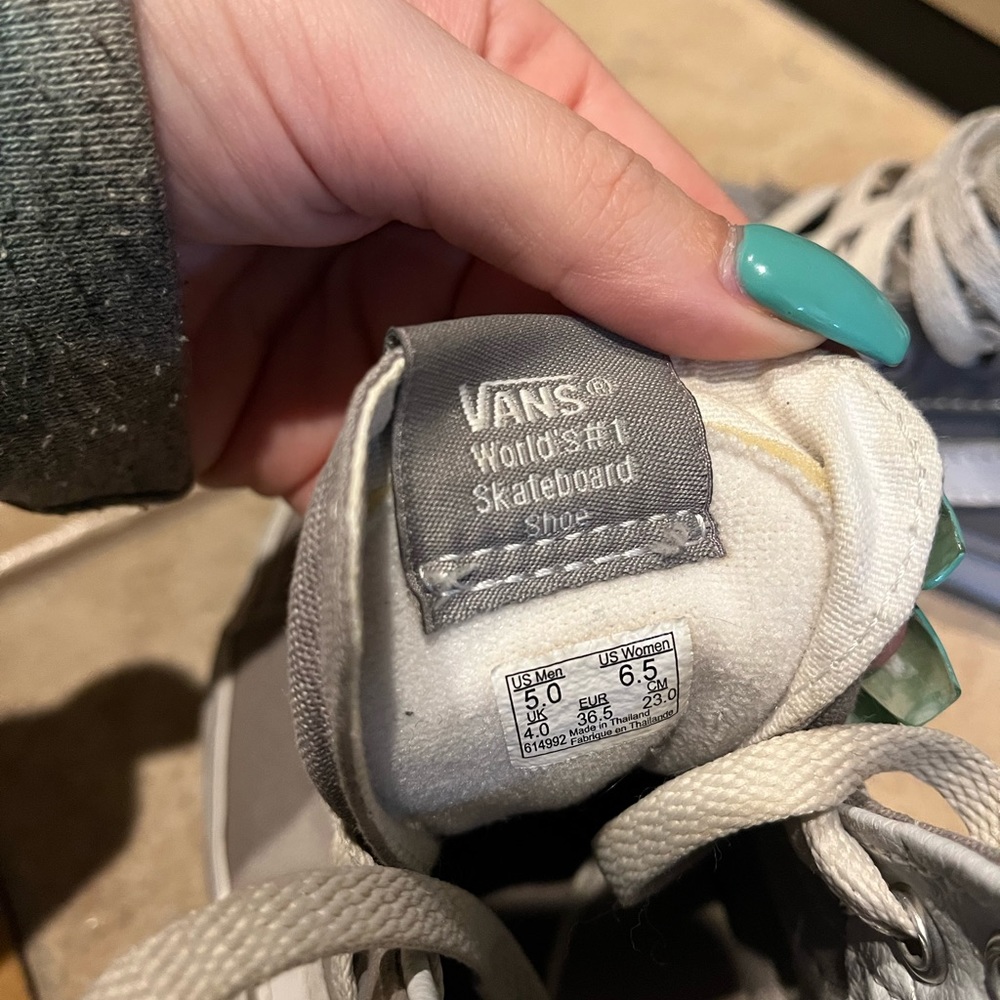 Vans High Too Gray sz 6.5 - Picture 4 of 5